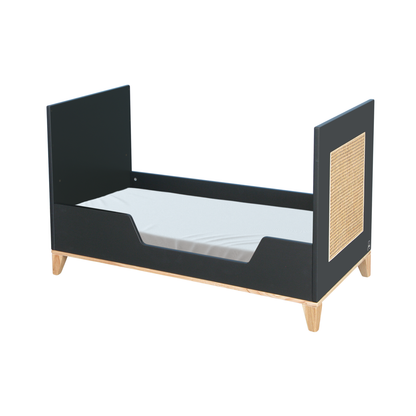 Nami Evolutive Bett Rattan 60 x 120 - Onyx