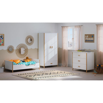 Oceane Evolutive Bed Cannes 70 x 140 - Neige
