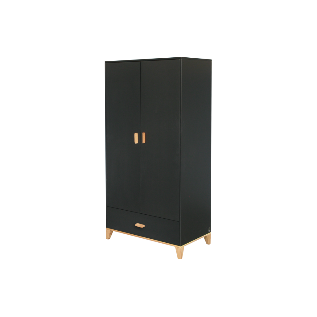 Naia Kleiderschrank - Onyx