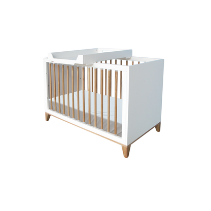 Cama evolutiva Naia ratán 60x120 - Neige