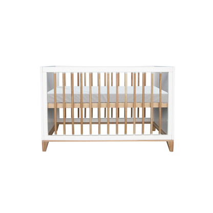 Cama evolutiva Naia ratán 60x120 - Neige