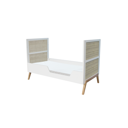 Marelia Multi-Evolutive Bett Rattan 70 x 140 - Neige