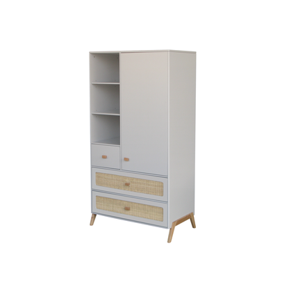 Marelia Wardrobe Rattan - Lune