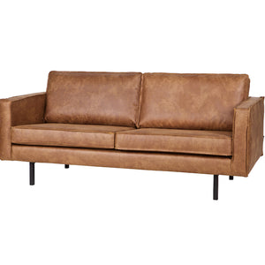 LOFT Cognac Leather Sofa 190CM, De Eekhoorn- D40Studio