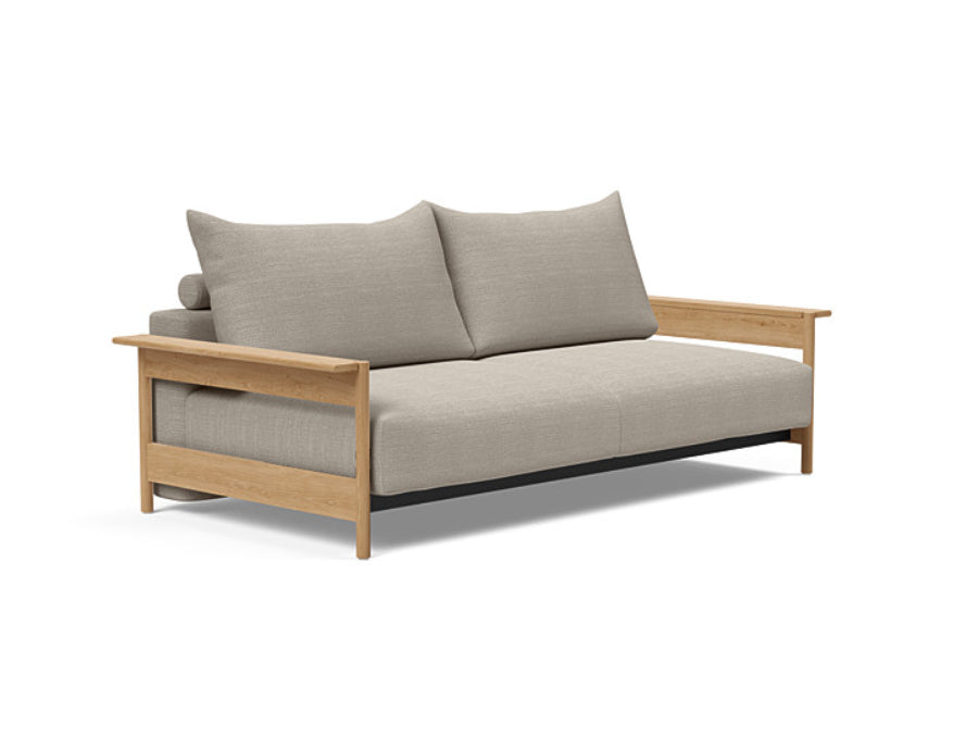 MALLOY Sofa Bed With Oak Legs