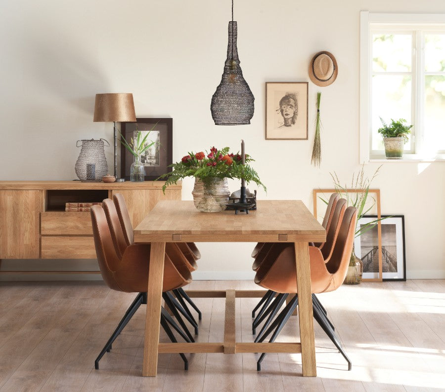Brooklyn oak clearance dining table