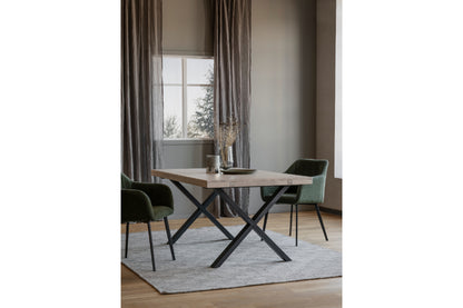 BROOKLYN Esstisch mit X-Beinen 170 cm/270 cm