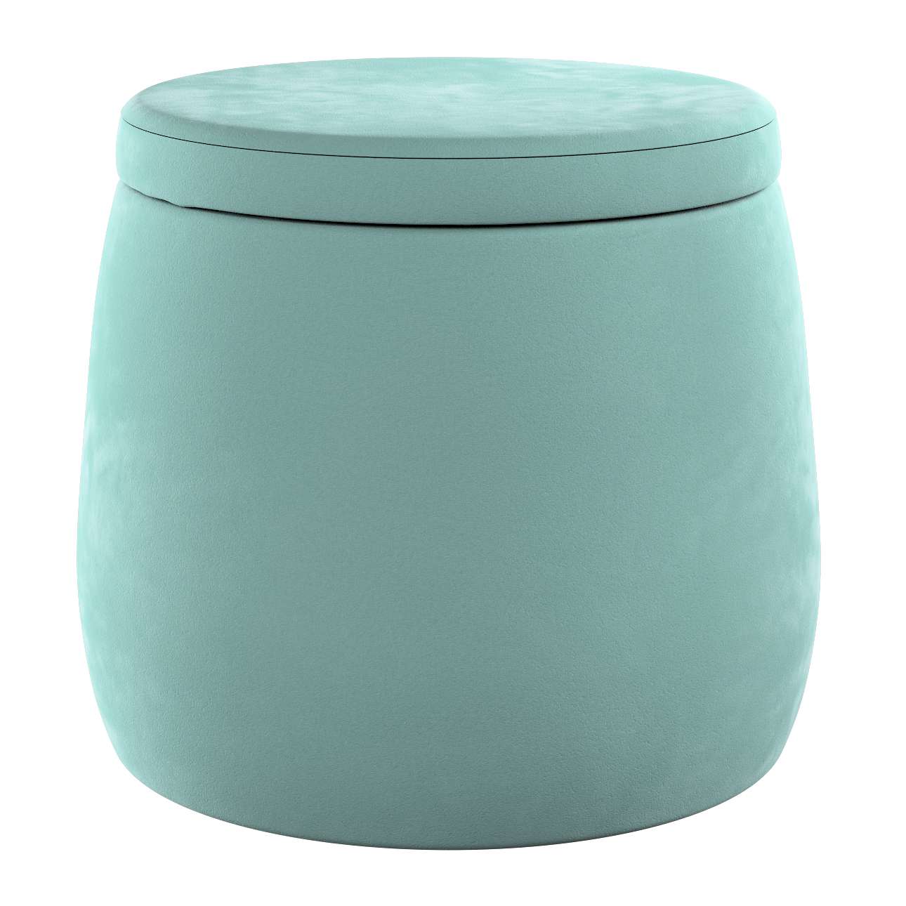 Candy Jar pouf - ø40 - Posh Velvet - dusty mint green