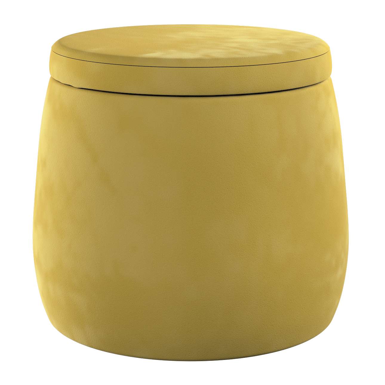 Candy Jar pouf - ø40 - Posh Velvet - olive green