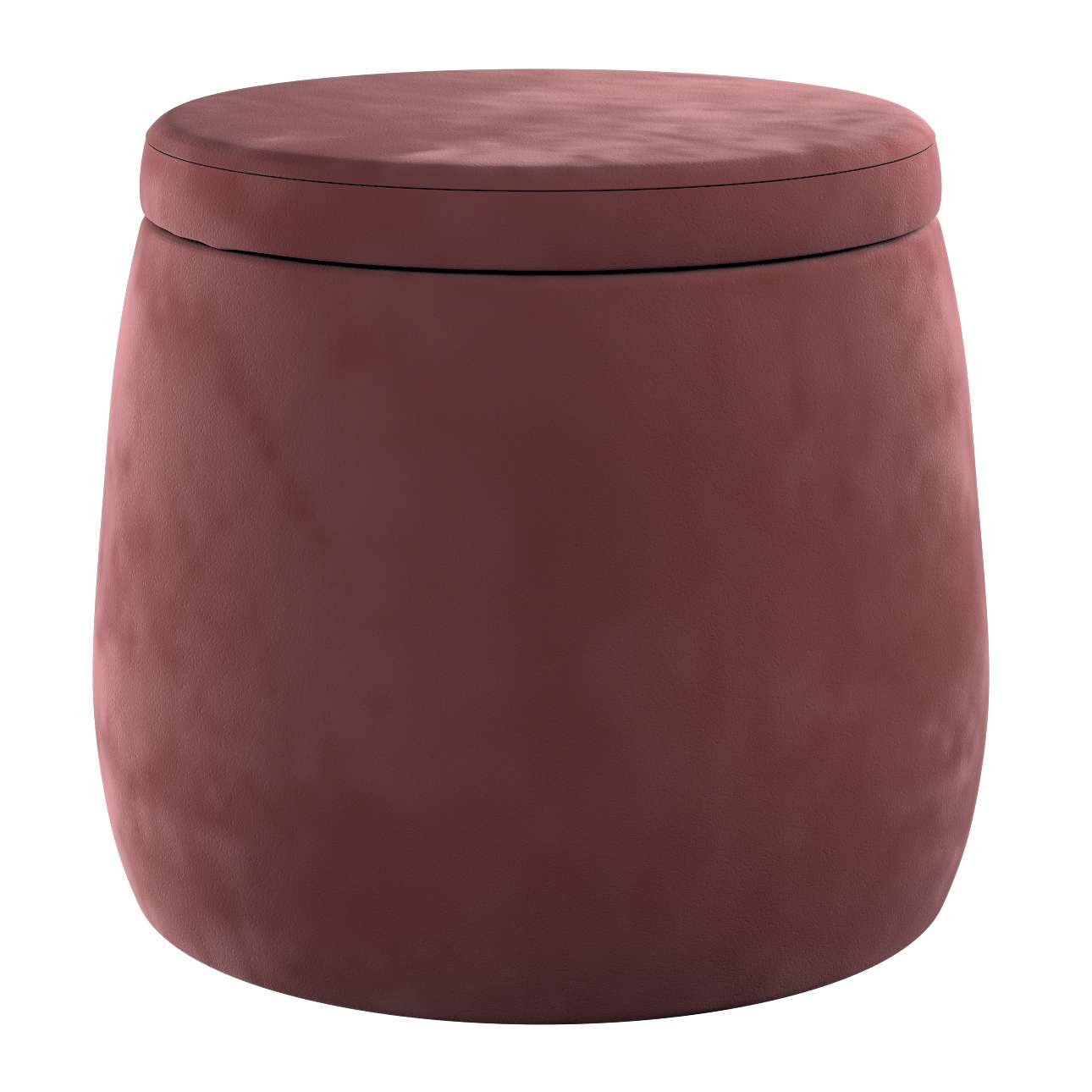 Candy Jar pouf - ø40 - Posh Velvet - burgundy