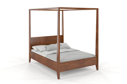CANOPY Walnut Beechwood Bed
