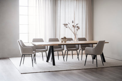 Rowico CARRADALE V-Leg Dining Table 220 to 320CM