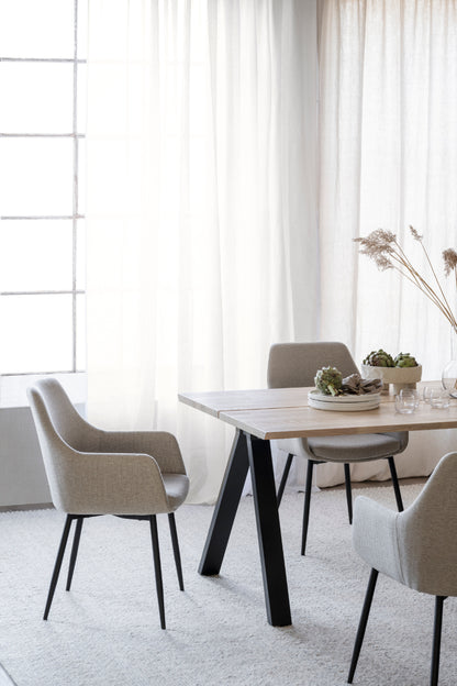 Rowico CARRADALE V-Leg Dining Table 220 to 320CM