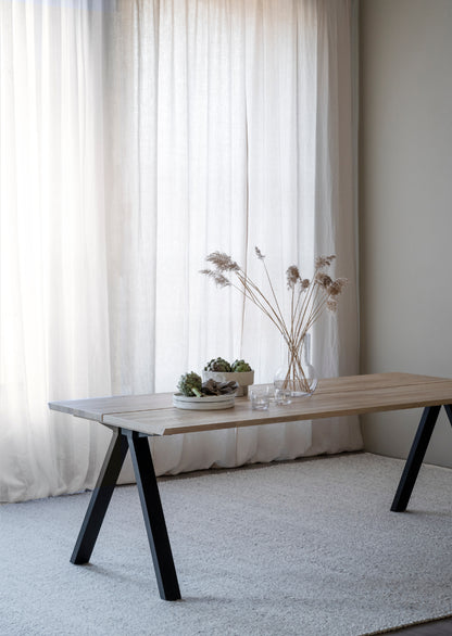 Rowico CARRADALE V-Leg Dining Table 220 to 320CM