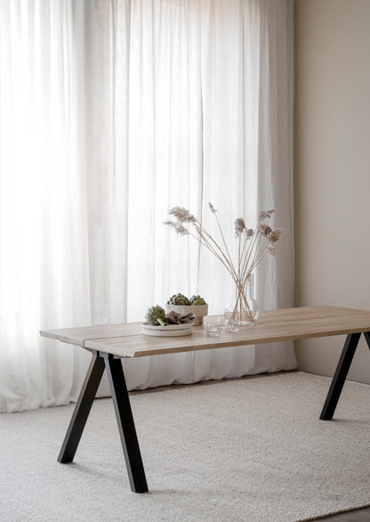 Rowico CARRADALE V-Leg Dining Table 220 to 320CM