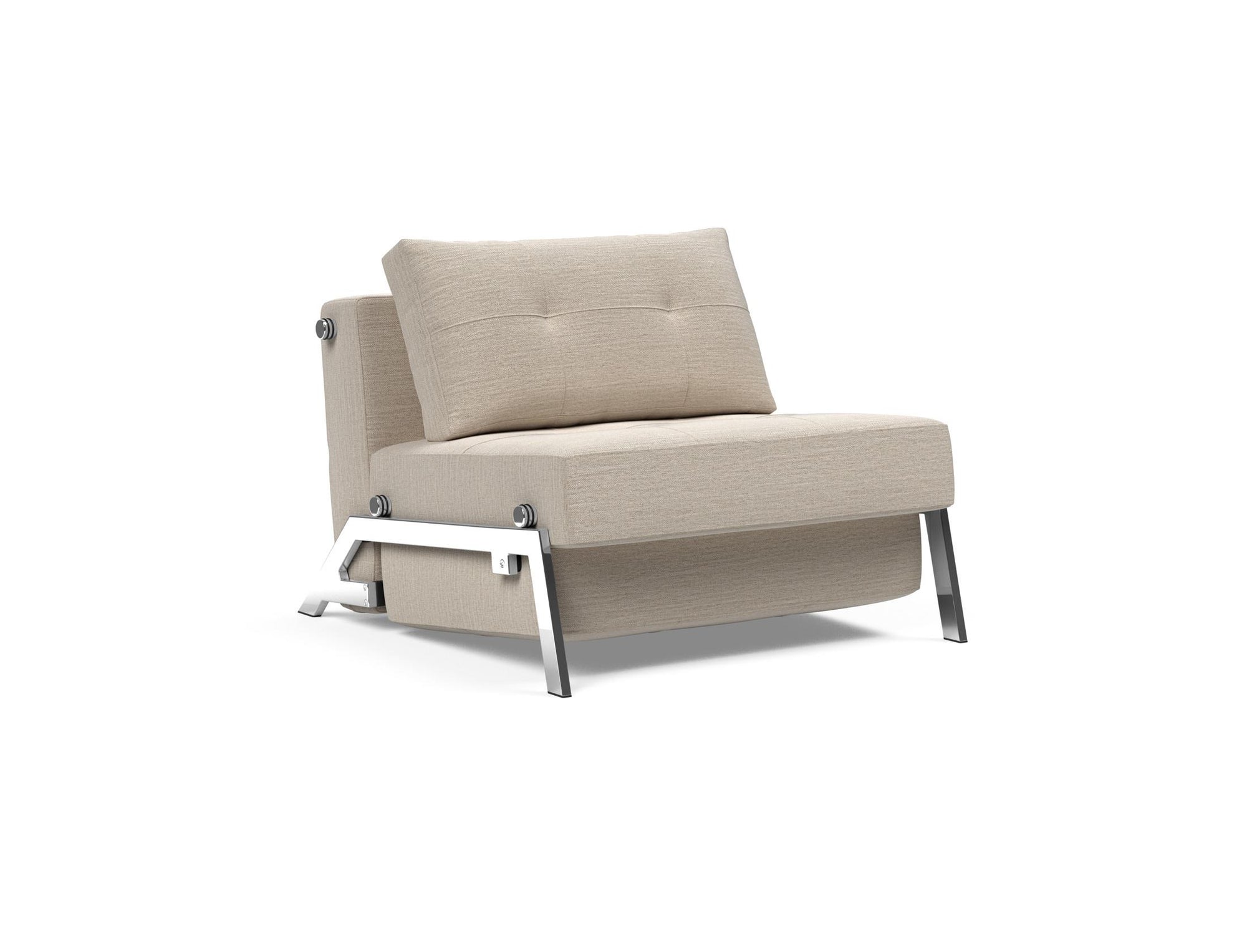 CUBED Chrome Sofabed 90CM