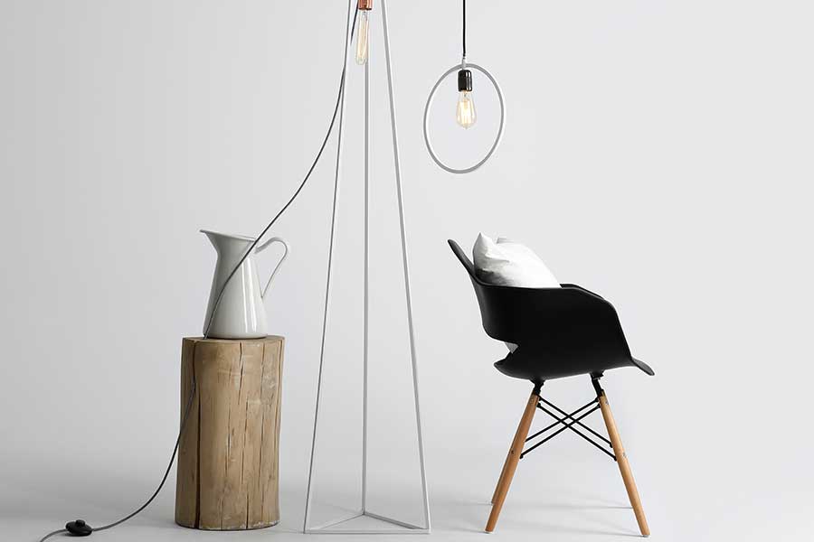 TRIMETRIC Floor Lamp, CustomForm- D40Studio