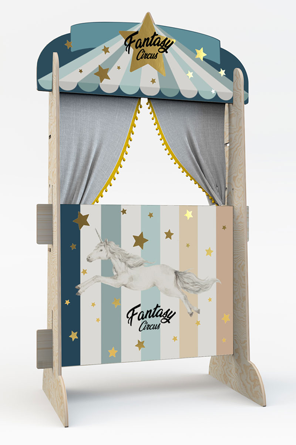 FANTASY Circus Blue! Toy And Bookstand In One 135CM