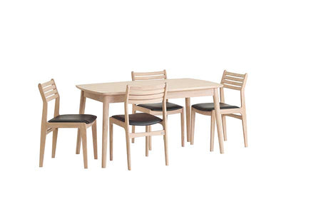 ANNE Black Leather Set of 2 Chairs, CASØ- D40Studio