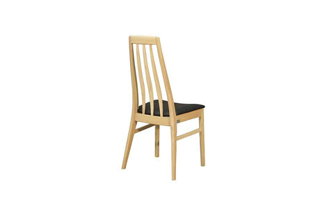 EVA Black Leather Set of 2 Chairs, CASØ- D40Studio