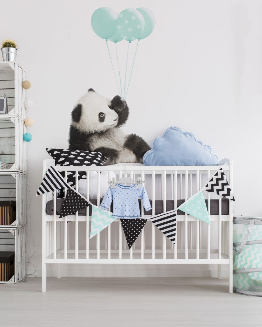 PANDA WITH BALLOONS Wall stickers