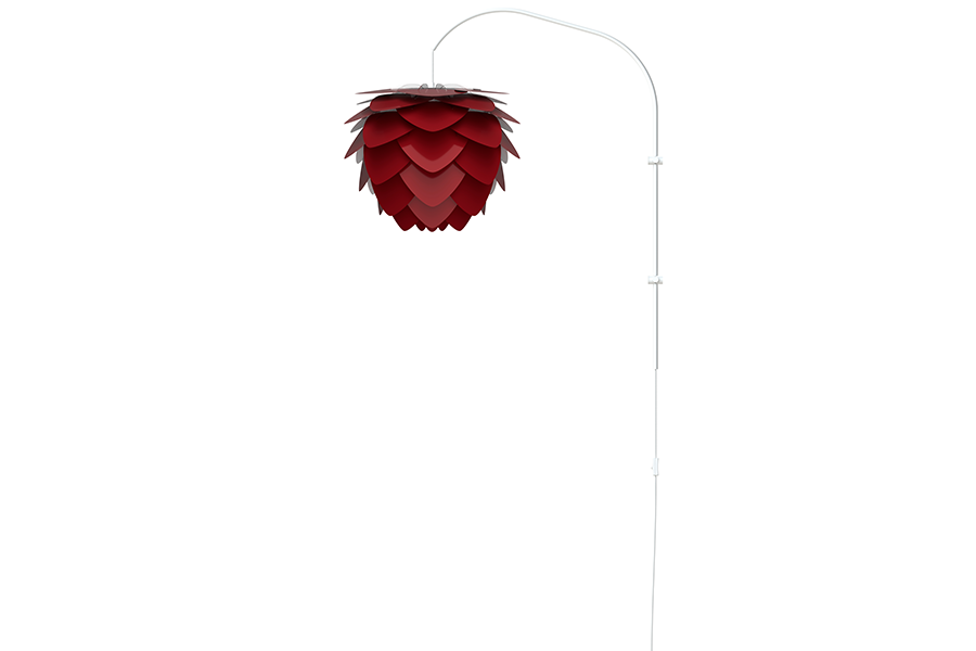 ALUVIA WILLOW RUBY RED Wall Lamp, UMAGE/VITA Copenhagen- D40Studio