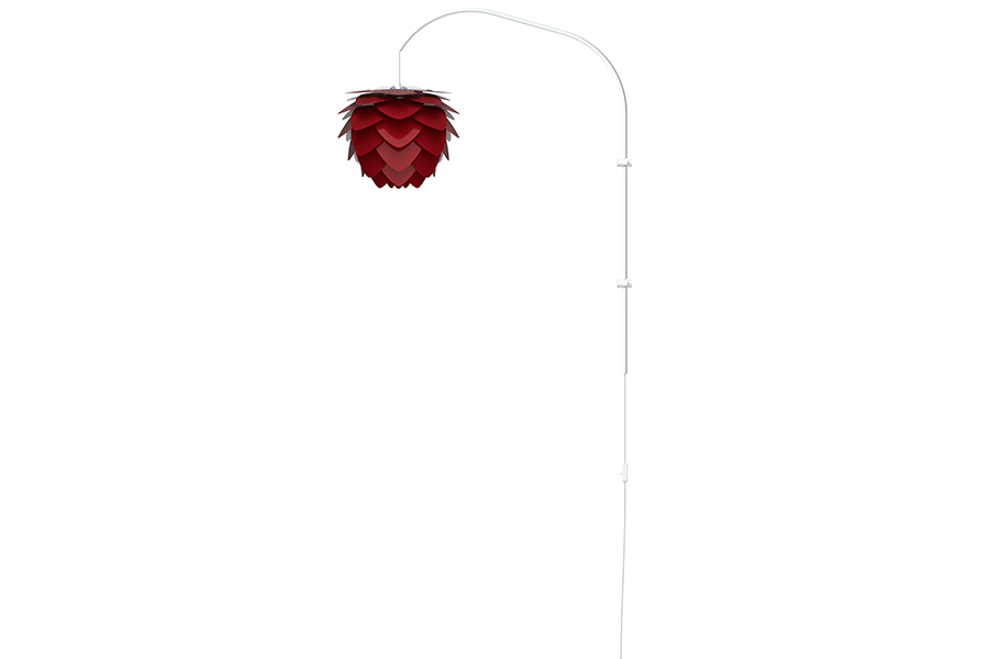 ALUVIA WILLOW RUBY RED Wall Lamp, UMAGE/VITA Copenhagen- D40Studio