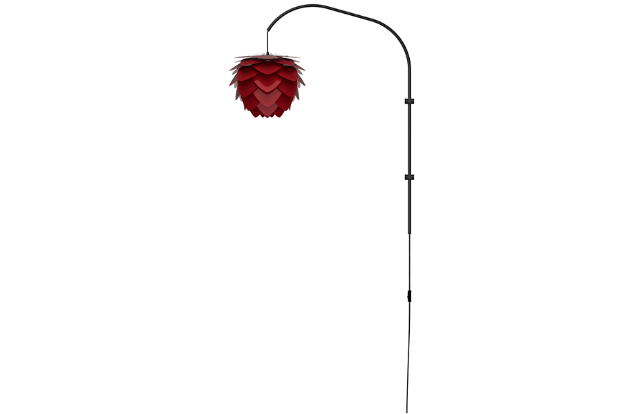 ALUVIA WILLOW RUBY RED Wall Lamp, UMAGE/VITA Copenhagen- D40Studio