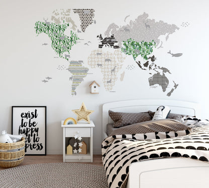 MAP 5 Brown Wall Sticker