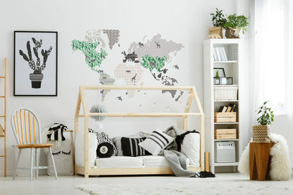 MAP 5 Brown Wall Sticker