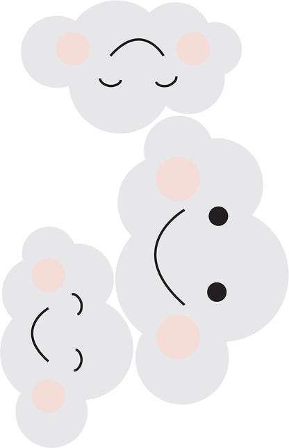 SMILY Clouds Set Wall Sticker