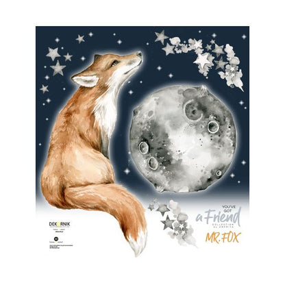 Adhesivo de pared Mr. Fox 70x75CM 