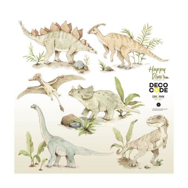 HAPPY Dino Wonderland Wall Sticker