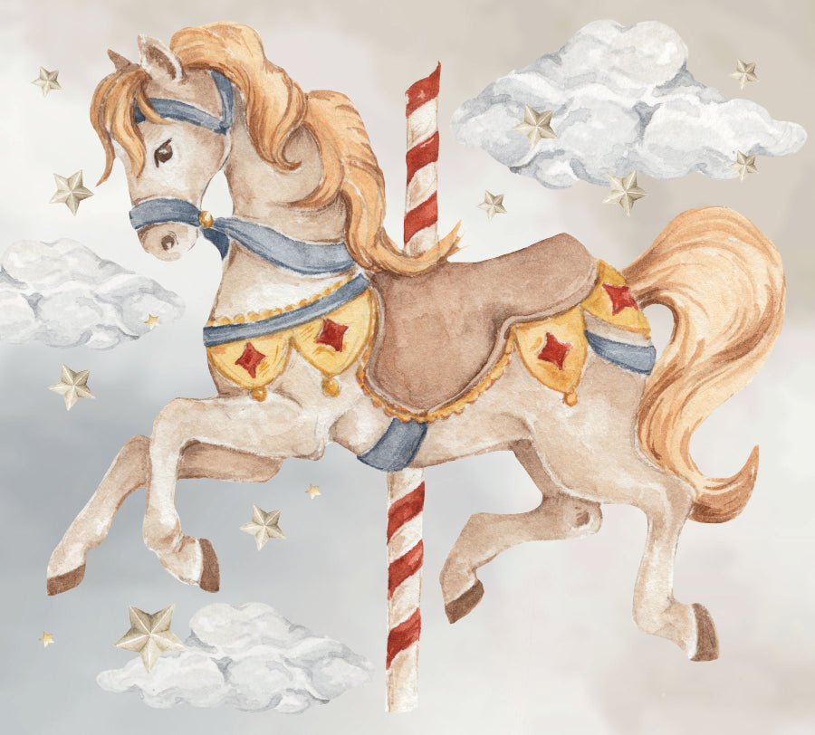 CAROUSEL Pony Wall Sticker