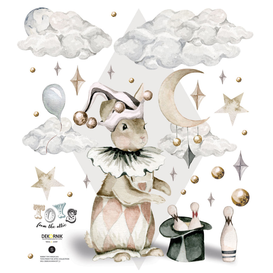 RABBIT The Magician / Toys From The Attic Wall Sticker