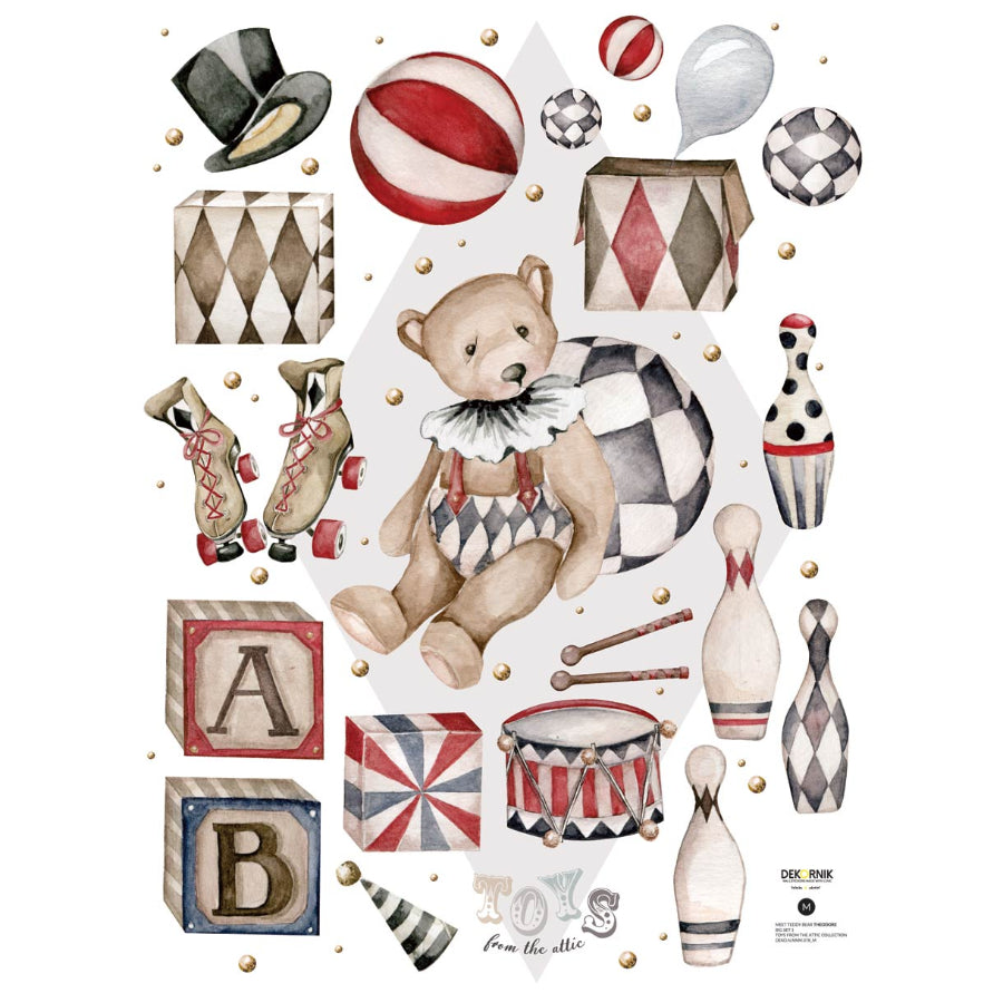 MEET Theodore! / Toys From The Attic Wall Sticker