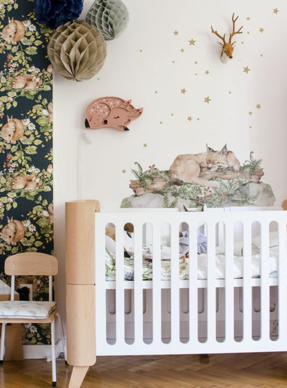 Wandtattoo Schlaf, meine kleine Wildkatze 