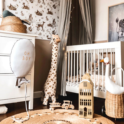 DEER Meadow White Wallpaper 50x280CM