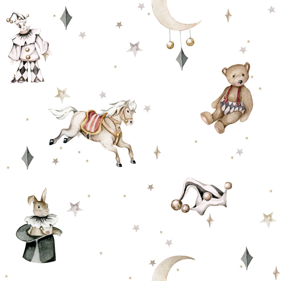 FRENCH Characters In The Light Sky Wallpaper 100x280CM