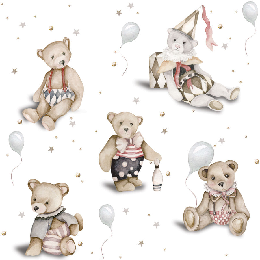 TEDDY Bears  Wallpaper 100x280CM