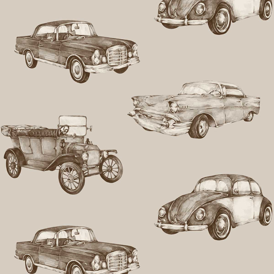 CARS Sepia / Industrial Evolution Wallpaper