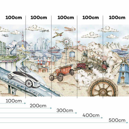 INDUSTRIAL Evolution Wallpaper / From Future to Past  - 500CM