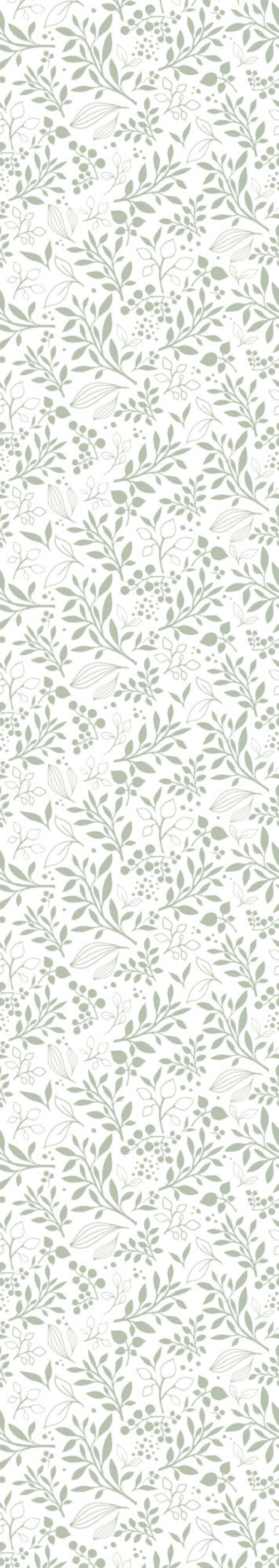 Subtle Flowers Green Wallpaper 50x280CM