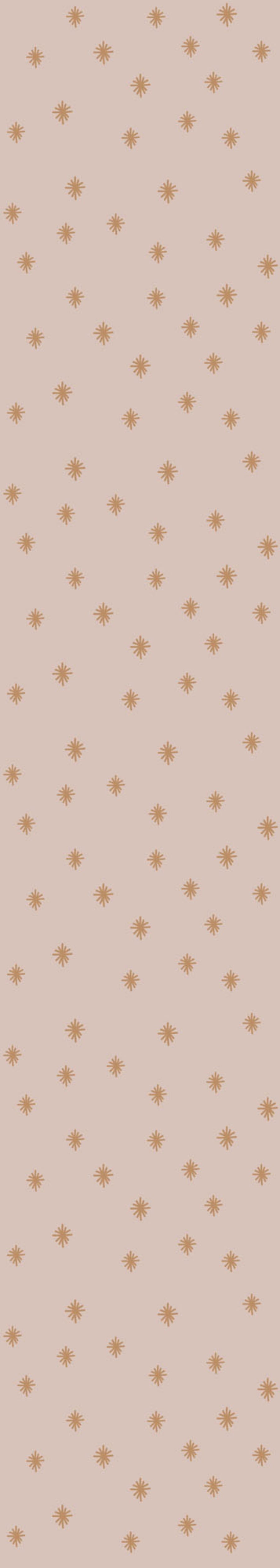 Irregulars Stars On Pastel Background Wallpaper 50x280CM