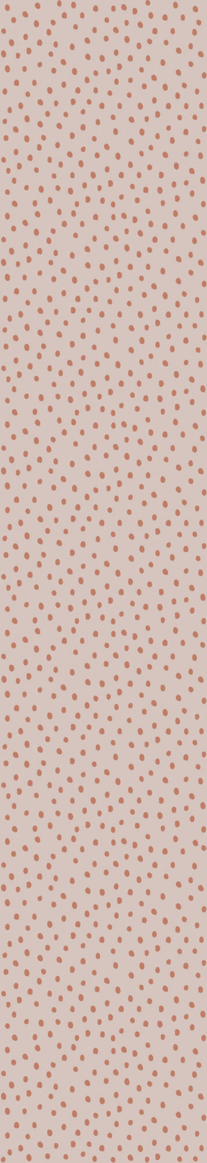 Irregular Dots on Powder Pink Brick Wallpaper 50x280CM