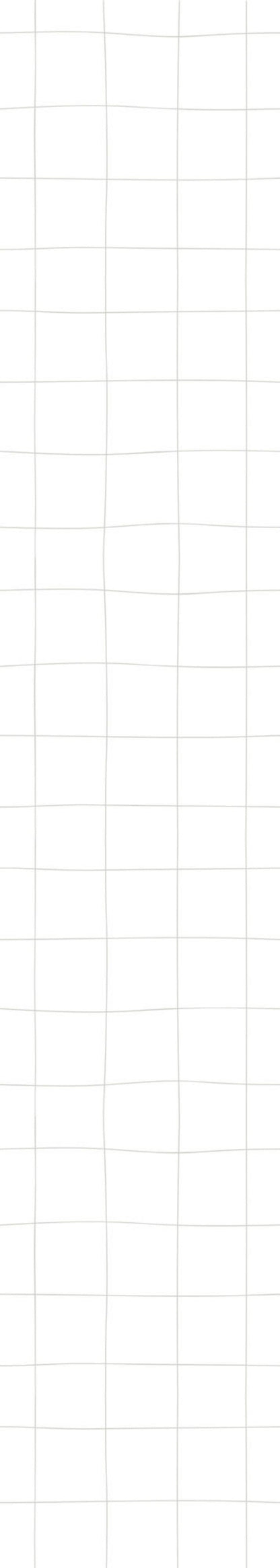 Unregelmäßiges Karomuster auf weißer Tapete, 50 x 280 cm