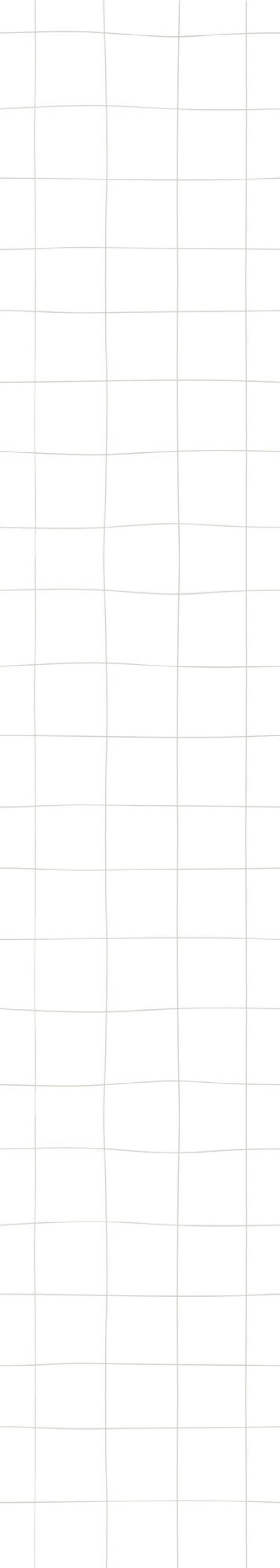 Irregular Check Pattern on White Wallpaper 50x280CM