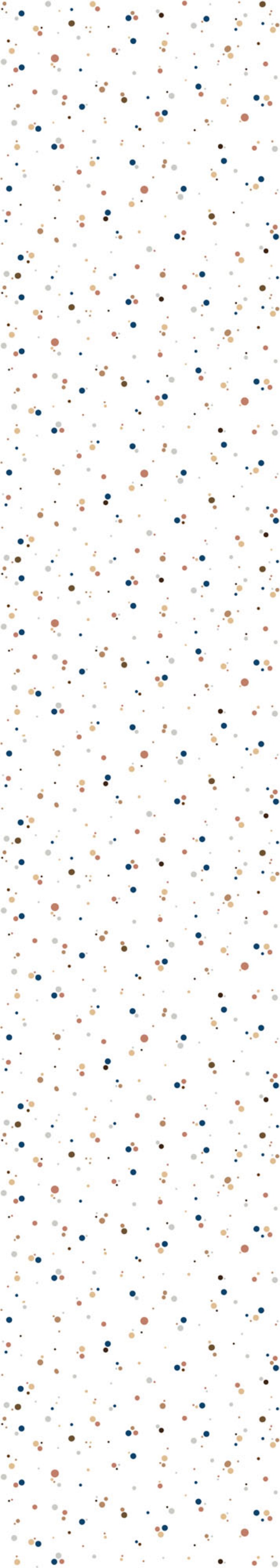 Dots - Minimini Cinnamon Blue Wallpaper 50x280CM