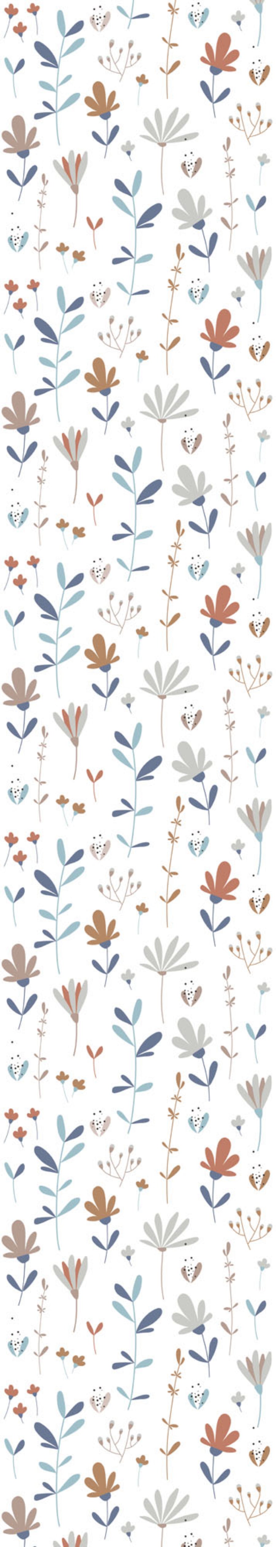 Scandinavian Winter Meadow Wallpaper 50x280CM