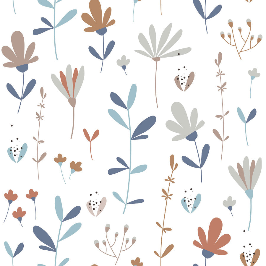 Scandinavian Winter Meadow Wallpaper 50x280CM